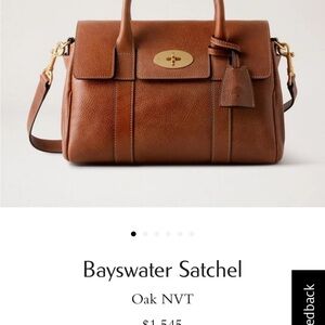 Mulberry Oak Leather Satchel